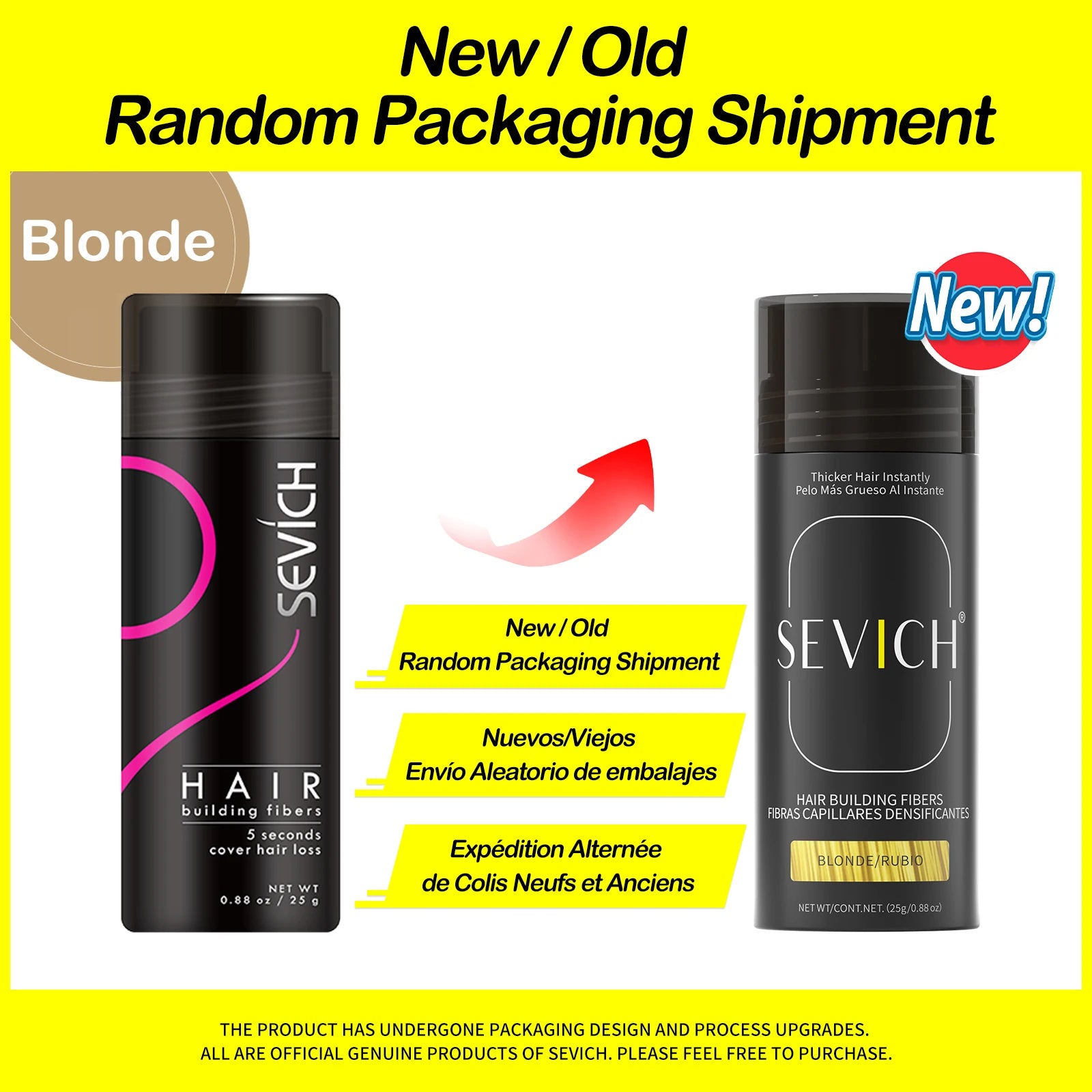 Sevich Hair Building Fibers – Thicken & Conceal